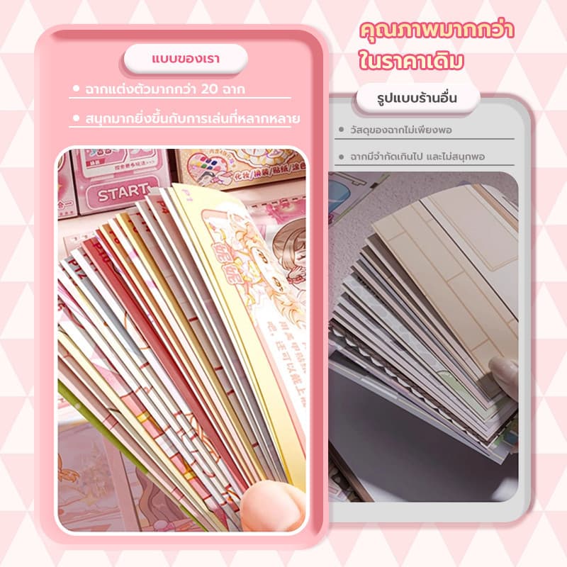 สมุดสติ๊กเกอร์แต่งตัว สติ๊กเกอร์ตุ๊กตากระดาษ สติ๊กเกอร์หนังสือ สมุดสติ๊กเกอร์ 1 เล่ม 20 สติ๊กเกอร์แต่งตัวเจ้าหญิงแสนสวย รูปที่ 5