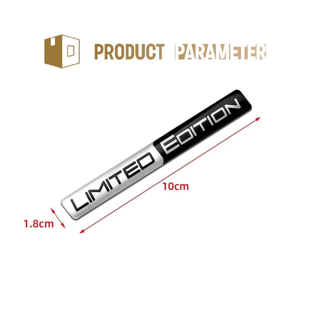 คูปองสุดคุ้ม！ สติกเกอร์โลหะติดรถยนต์limited editionมีกาวในตัว สําหรับติดตกแต่งข้างรถยนต์sticker รูปที่ 2
