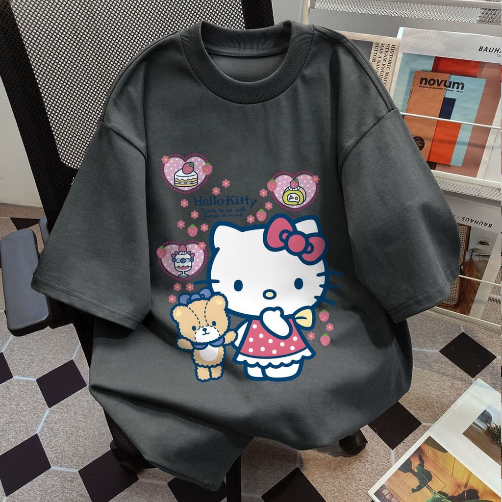 เสื้อสีชมพู BOOM เสื้อยืดผู้หญิงน่ารักๆ 100%Cotton สไตล์เกาหลี เหมาะสำหรับผู้หญิงและนักเรียน COD รูปที่ 4