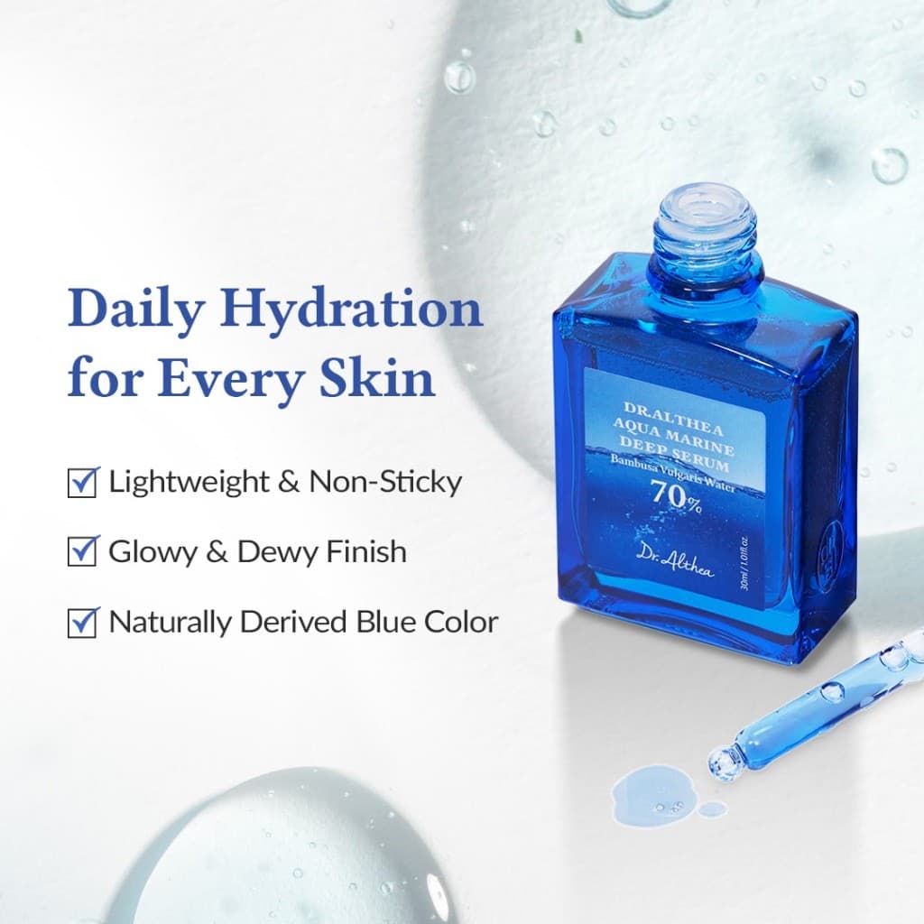 Dr.Althea Hydrate Boost DUO | อควา มารีน วอเตอร์รี ครีม 50มล. & อควา มารีน ดีพ เซรั่ม 30มล รูปที่ 3