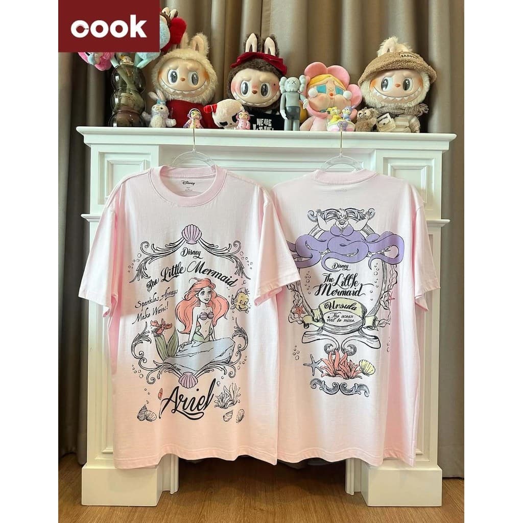 disney เสื้อยึด ผ้าเทคโนโลยี Sorona จากอเมริกา พิมพ์ลาย aurora เสื้อยืด oversize เหมาะ ผู้หญิง และ ผู้ชาย #543 รูปที่ 7