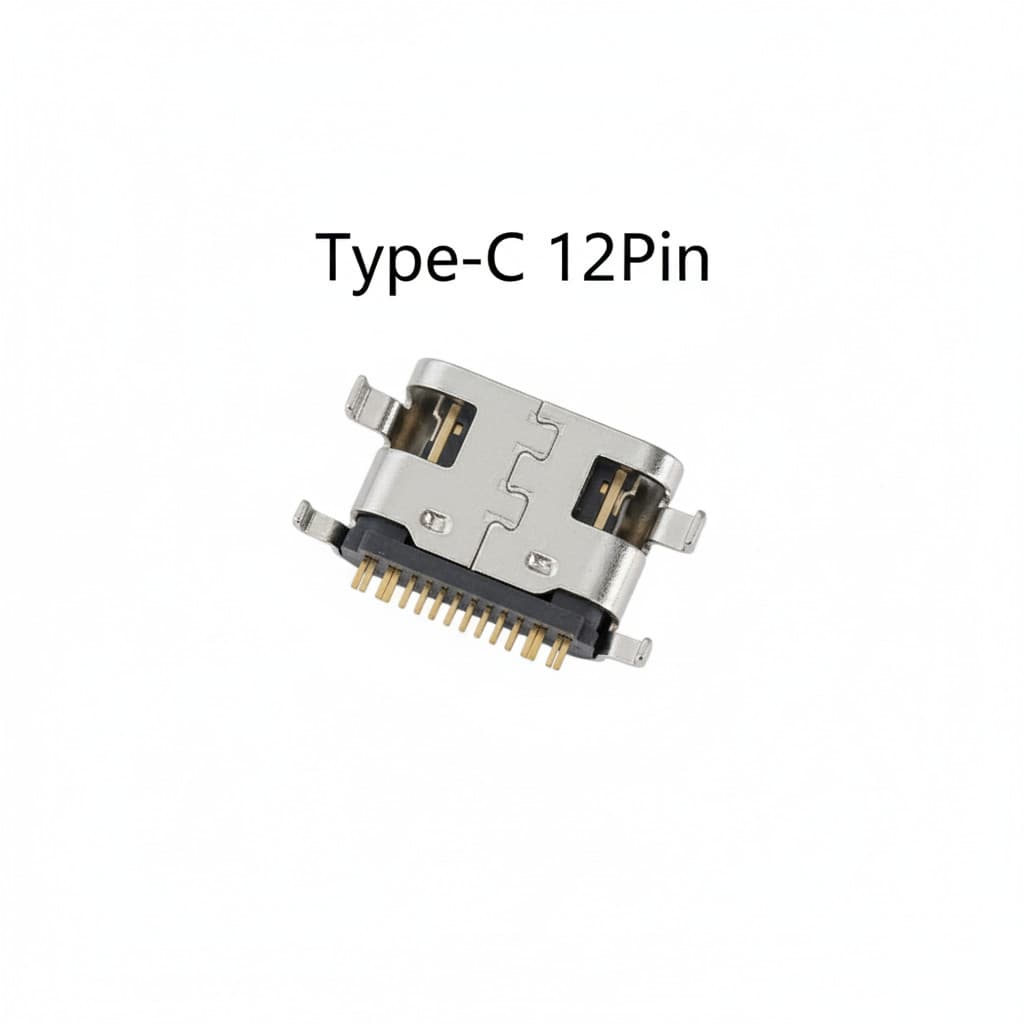 ตูดชาร์จ Type-C USB Mid Mount 0.8mm .ใช้ได้หลายรุ่น #091 รูปที่ 4