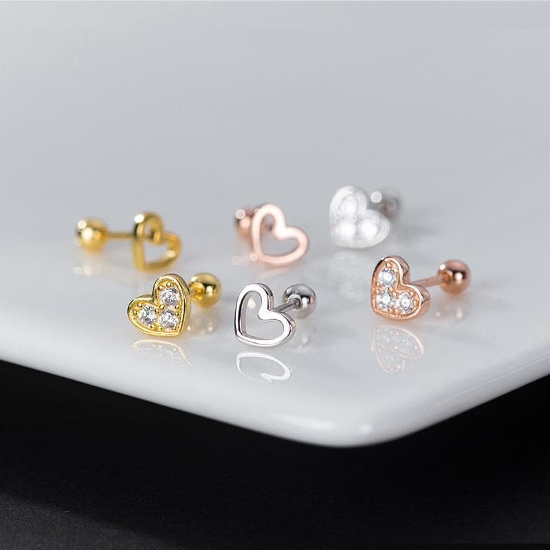 Heart's Desire Earrings ต่างหูเงินแท้ S925 รูปที่ 2