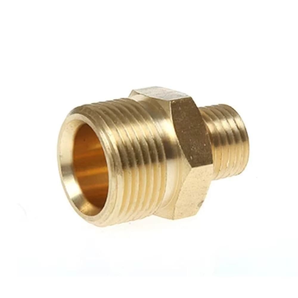 TOBE3 1 ชิ้นท่อเชื่อมต่อ, ท่อ Barb 3/8" 1/4 "M14 M18 M22 ด้ายชายหญิงอะแดปเตอร์, ทนทานท่อทองเหลือง F/M Transitional ข้อต่อสําหรับแรงดันสูงเครื่องซักผ้าไฟฉาย รูปที่ 9