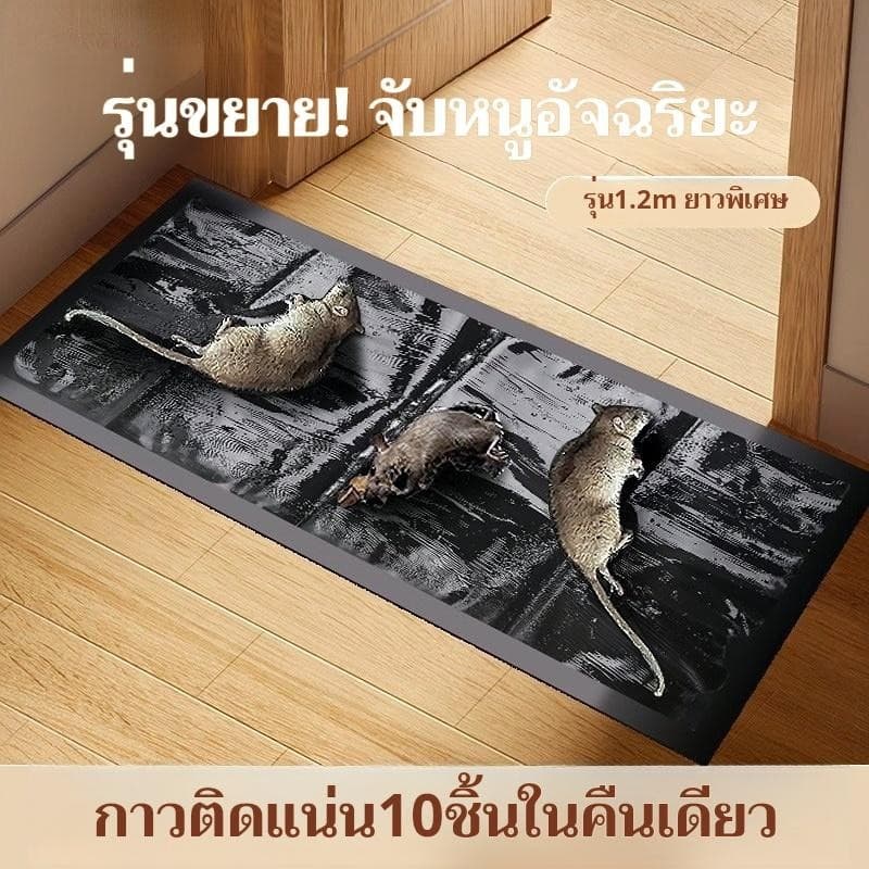 กับดักเมาส์เหนียว, สำหรับจับหนูขนาดใหญ่, พรมวิเศษที่แข็งแรงพิเศษ, ในการกำจัดและจับหนู, การควบคุมศัตรูพืชในครัวเรือน รูปที่ 3