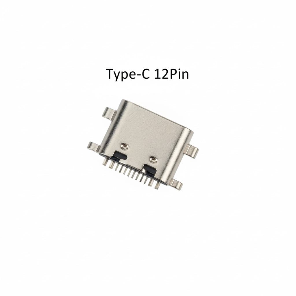 ตูดชาร์จ Type-C USB Mid Mount 1.6mm .ใช้ได้หลายรุ่น #090 รูปที่ 1