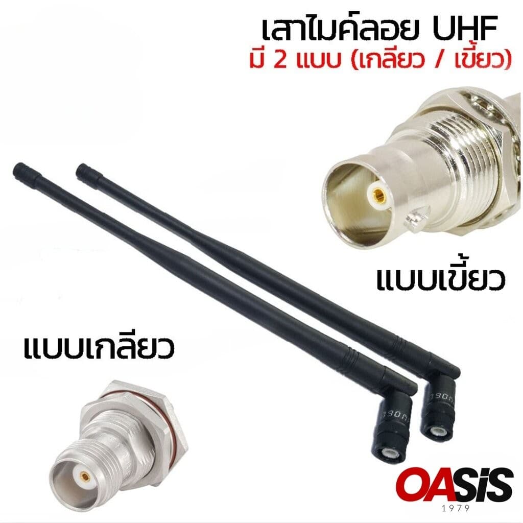 มีส่งด่วน # เสาไมค์ลอย แบบเกลียว TNC / แบบเขี้ยว BNC เสาไมค์ลอย เสาอากาศ UHF PROEUROTECH NTS PRO PLUS เสาส่งสัญญาณไมค์ รูปที่ 1