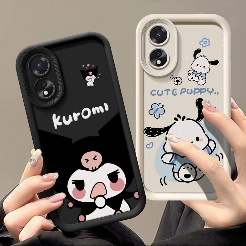เคส Oppo a18 a38 OPPO a17 a17k a98 5G a78 5G a58 a60 reno 8t 5G กรณี แฟชั่นป้องกันการล่มสลายเคสโทรศัพท์สําหรับ รูปที่ 4