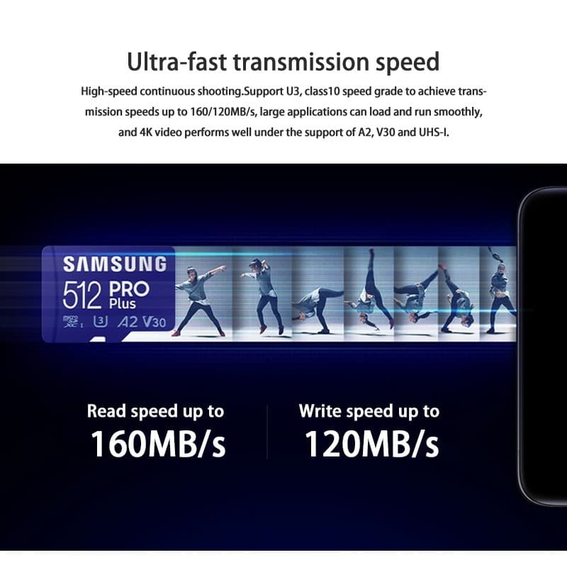 การ์ด Micro SD 2TB 1TB 512GB 256GB 128GB 64GB Class 10 การ์ดหน่วยความจําความเร็วสูง 32GB ขายส่ง U3 การ์ดสมาร์ทโฟนกล้องแท็บเล็ต gopro รูปที่ 7