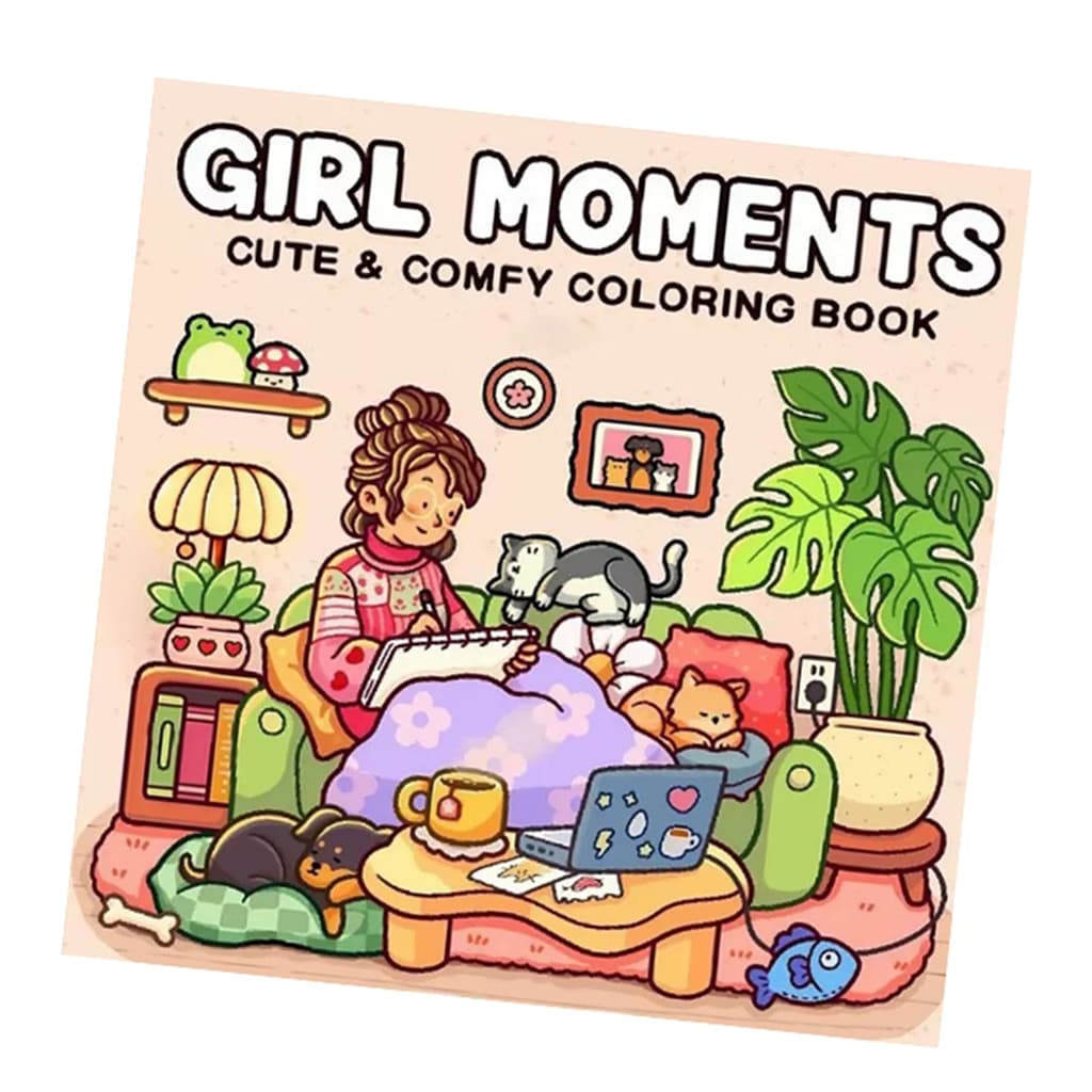 สมุดระบายสี หนังสือกราฟฟิตี้ หนังสือวาดภาพสำหรับเด็ก ลายเส้นอันวิจิตร สามารถทาสีได้ กระตุ้นความคิดสร้างสรรค์ รูปที่ 9