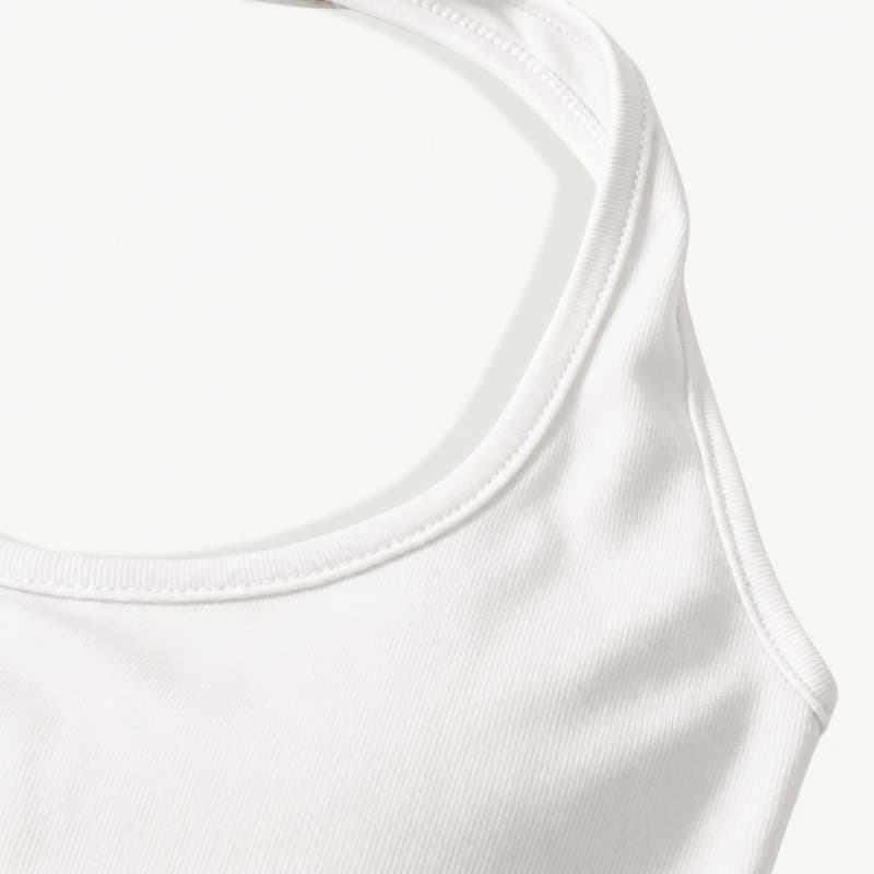 halter top เสื้อคล้องคอสีพื้น ผู้หญิง ทรงเข้ารูป มีหลายสี ฟีล y2k หวานแซ่บ แมตช์ง่าย รูปที่ 5