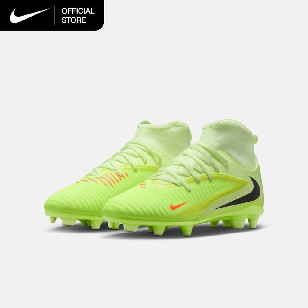 Nike Older Kids' Jr. Phantom 6 High Club Multi-Ground Soccer Cleats - Hyper Crimson รูปที่ 6