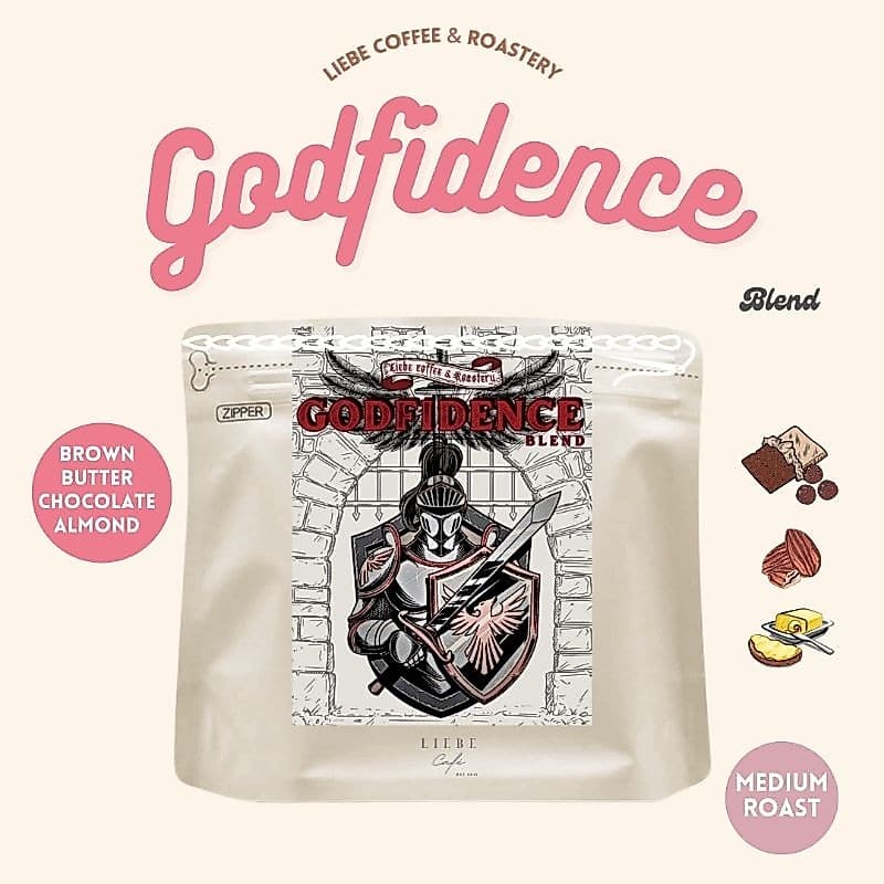 เมล็ดกาแฟ Godfidence Blend เมล็ดกาแฟ Blend ระหว่าง Thai Myanmar Laos < Medium - Roast > รูปที่ 1