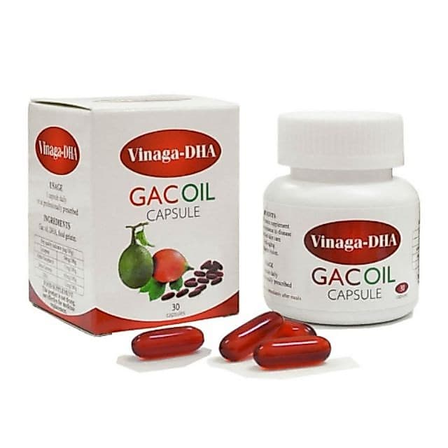 น้ำมันฟักข้าวสูตรเข้มข้น Gac Oil 30 แคปซูล จากเวียดนาม รูปที่ 1