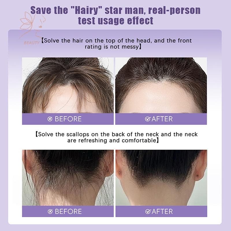 แท่งขี้ผึ้ง Pomade ควบคุม Broken Frizz จัดแต่งทรงผมสําหรับผู้หญิงและเด็ก หวีเครื่องมือจัดแต่งทรงผม รูปที่ 2