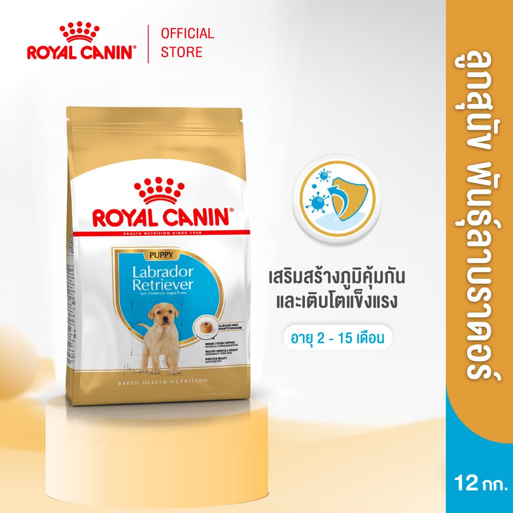 Royal Canin Labrador Retriever Puppy 12kg อาหารเม็ดลูกสุนัข พันธุ์ลาบราดอร์รีทรีฟเวอร์ อายุต่ำกว่า15เดือน รูปที่ 2