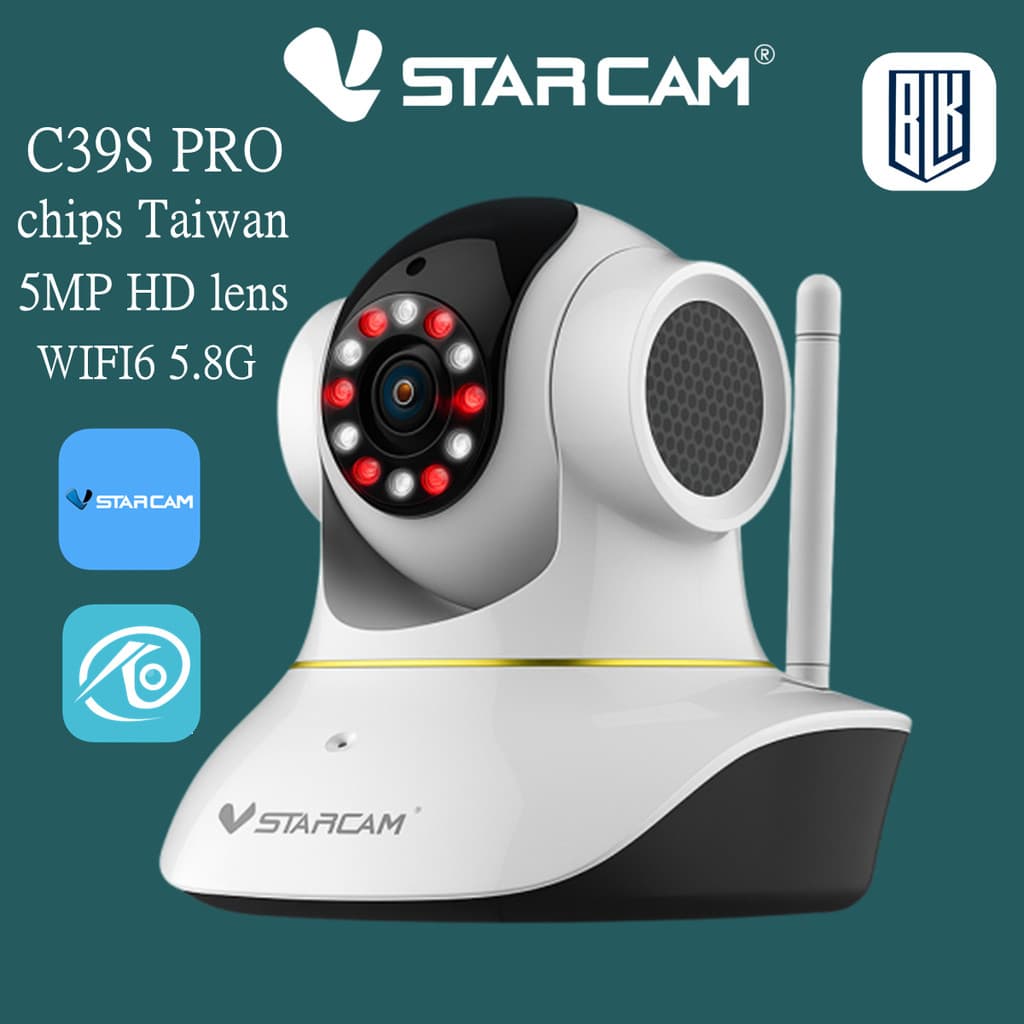 แนะนำ VSTARCAM C39SPRO 5.0MP 2.4G&5.8G AI กล้องวงจรปิดไร้สาย Wi-Fi IP Camera กล้องวงจรปิด C39S PRO รูปที่ 1
