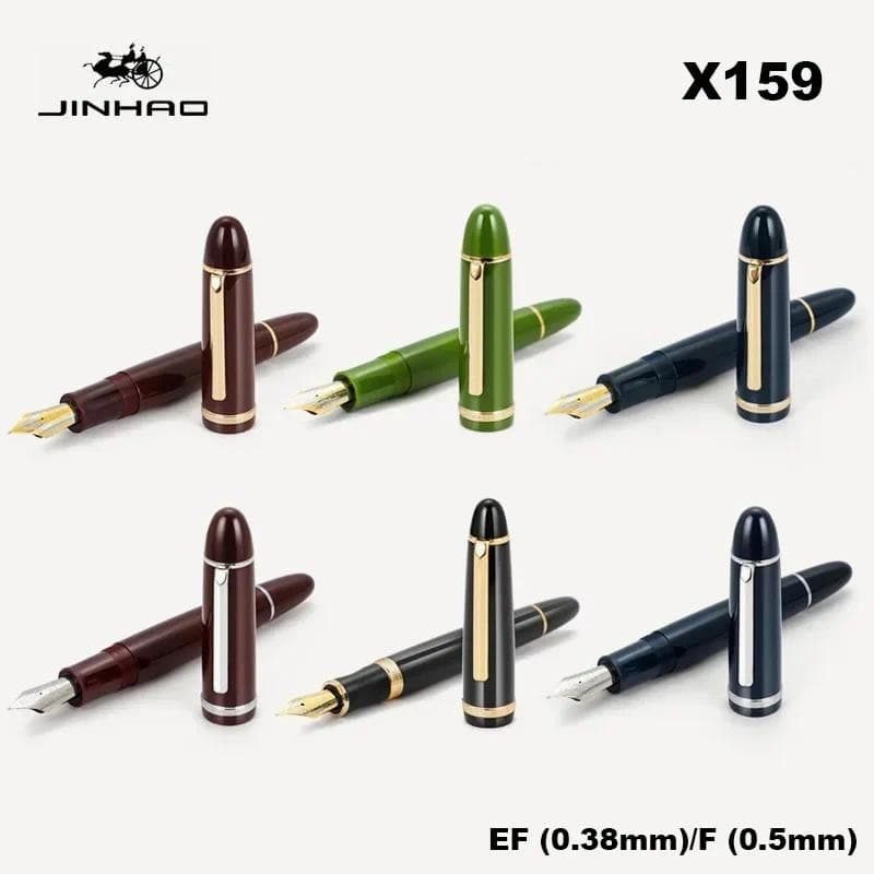 Jinhao X159 Fountain ปากกา Multicolor อะคริลิคหรูหราปากกา 0.5 มม./0.38 มม. Nib ปากกาเขียนอุปกรณ์สํานักงานเครื่องเขียน รูปที่ 1