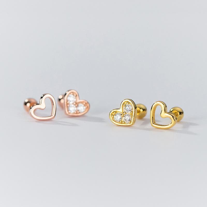Heart's Desire Earrings ต่างหูเงินแท้ S925 รูปที่ 4