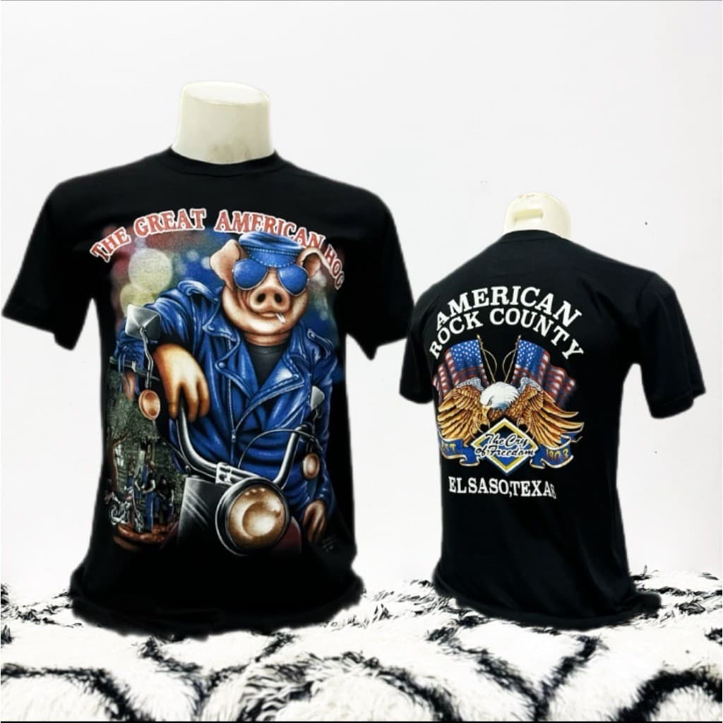 เสื้อวินเทจ 3D ผ้า 50/50 มีไซส์ S - 3XL ใส่ได้ทั้ง ชาย - หญิง รูปที่ 5