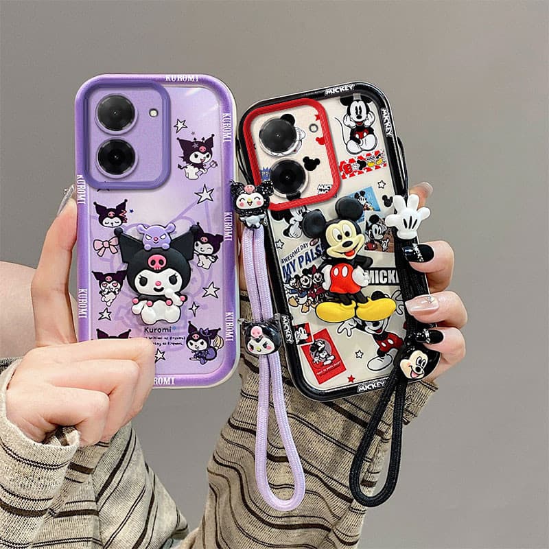 เคส Redmi A5 POCO C71 น่ารักป้องกันการตกอะนิเมะการ์ตูน TPU เคสโทรศัพท์ซิลิโคนอ่อนนุ่มYXML รูปที่ 3