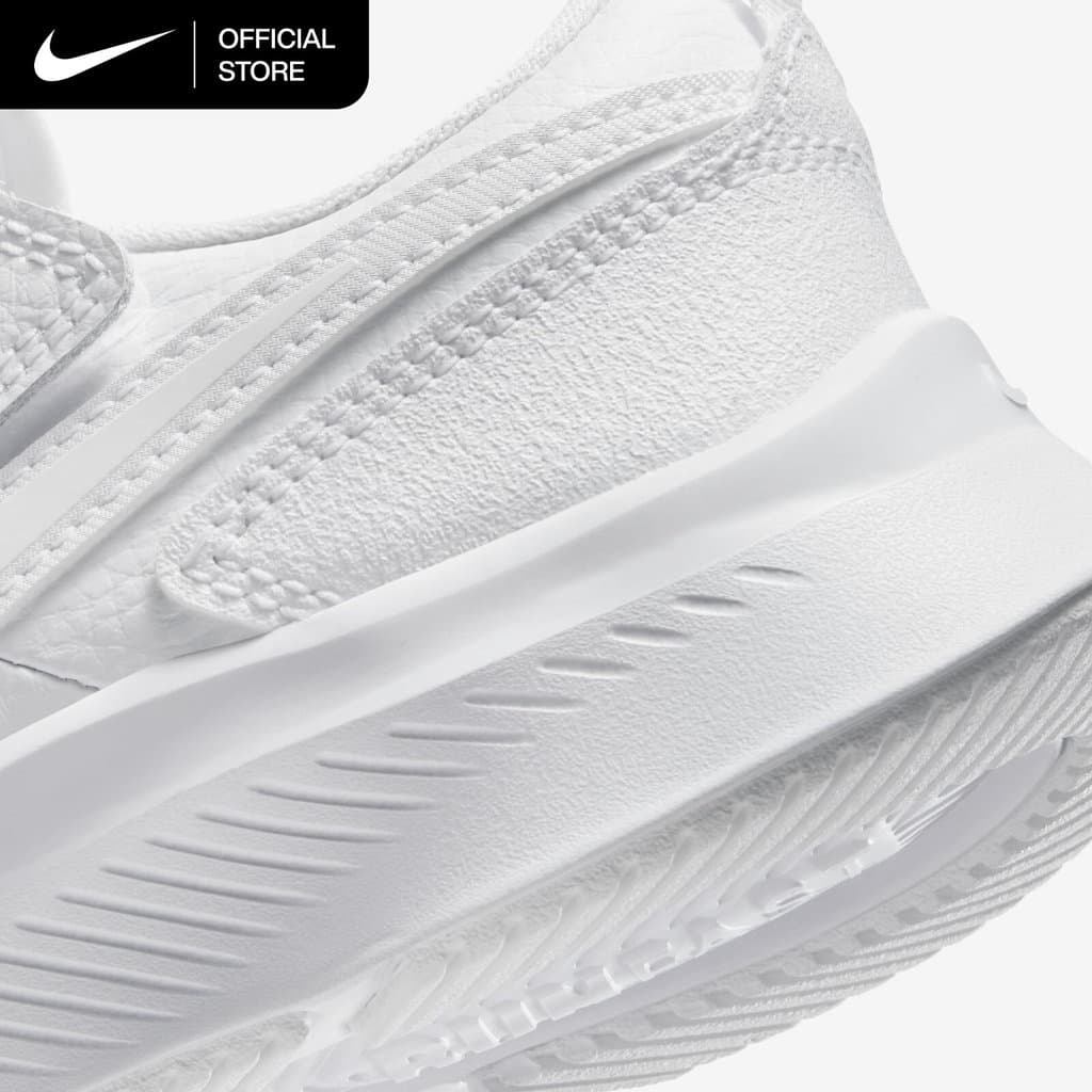 Nike Younger Kids' Varsity Leather Shoes - White รูปที่ 8
