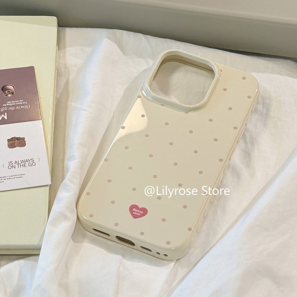 เหมาะสําหรับ iPhone 17ProMax 17Air 17Pro Apple iPhone Case 15ProMax 14ProMax 13ProMax Collision Color Simple Polka Dot Anti Fall Blue รูปที่ 8