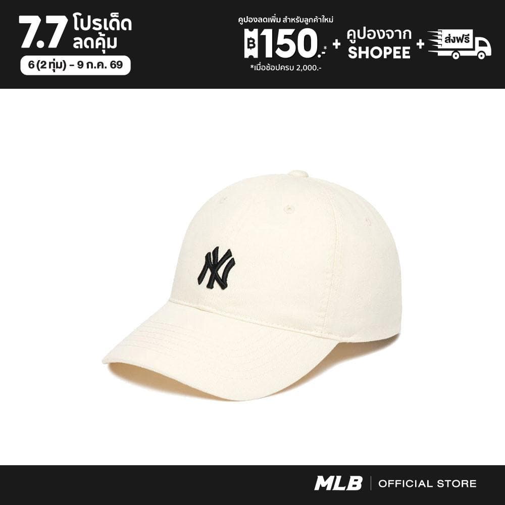 MLB หมวกแก๊ป 3ACP7701N 50IVS NEW YORK YANKEES IVORY รูปที่ 1