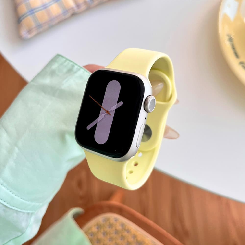 สายรัดซิลิโคนอ่อนกีฬา for Smart Watch Ultra 3 2 SE 3 Series 11 10 9 8 7 6 5 4 3 49มม 46มม 45มม 44มม 42มม 41มม 40มม 38มม รูปที่ 4