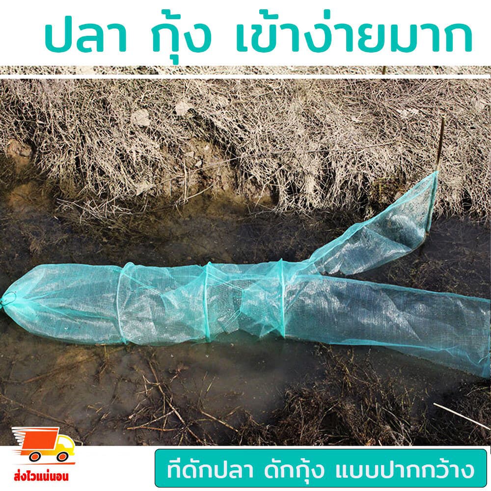 Towater ดักปลา ที่จับปลา ตุ้มดักกุ้งฝอย 8 ที่ดักปลา ดักกุ้ง ปลาเข้าง่าย โต่ง พับเก็บง่าย งานดี สะดวก ใช้งานง่าย รูปที่ 8