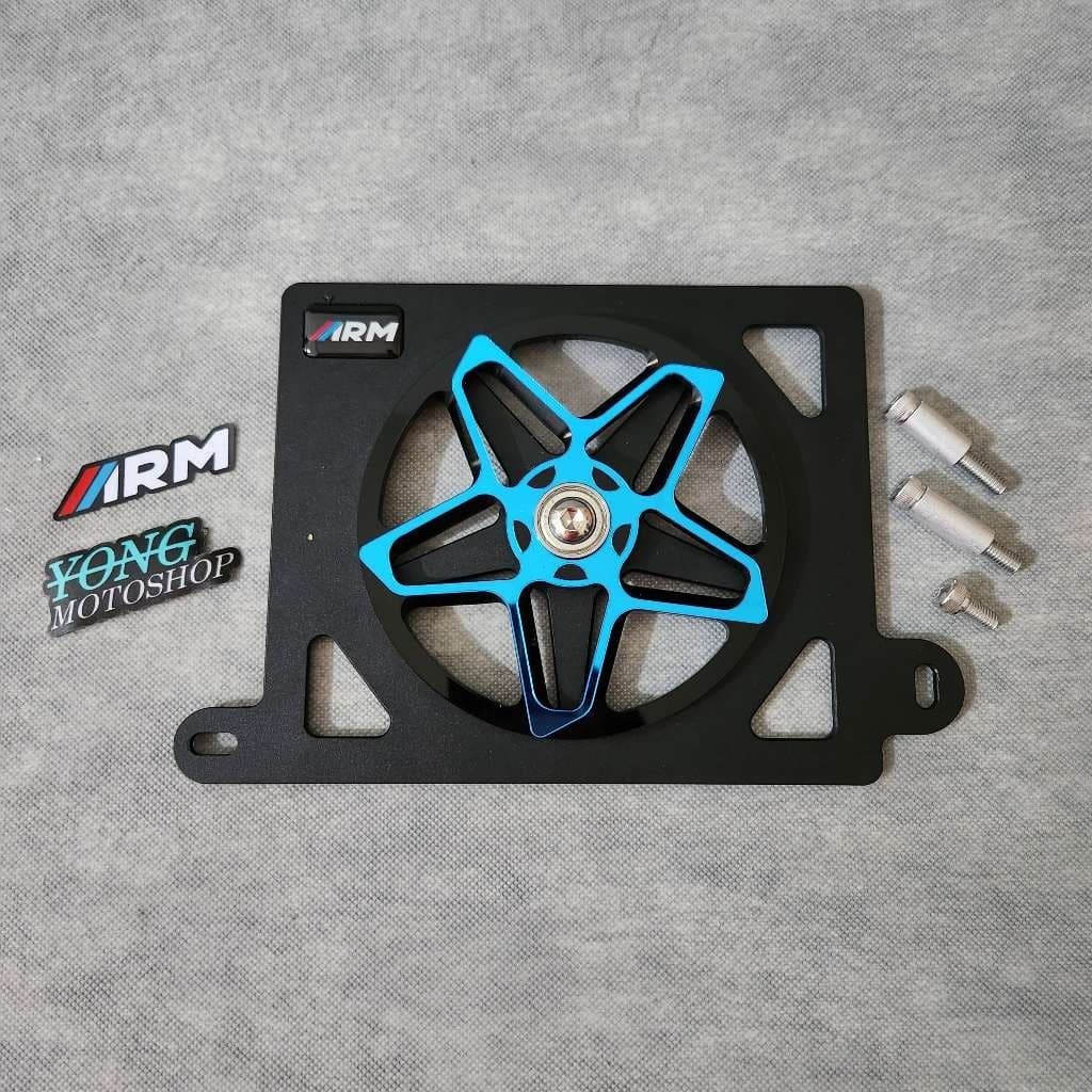 ฝาครอบไฟเลี้ยว 3D TYPE STAR ARM ARUMI SPINNER ฝาครอบหม้อน้ำ Vario160/PCX160 รูปที่ 5