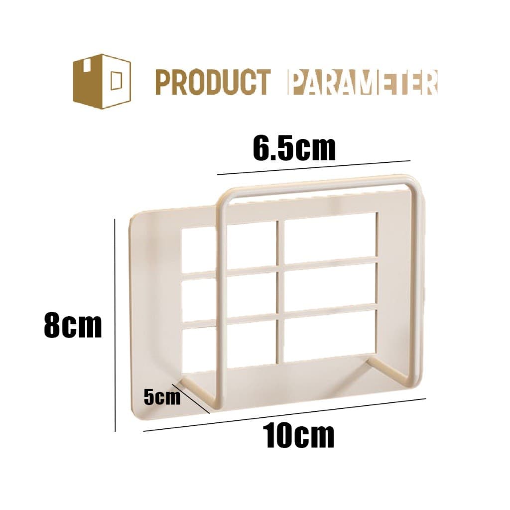 รับคูปองก่อนสั่ง！ ขนาด10*8CM ชั้นวางเราเตอร์ ติดผนัง ที่วางกล่องไวไฟ วัสดุเหล็ก ไม่ต้องเจาะรู รับน้ำหนักได้ดี รูปที่ 2