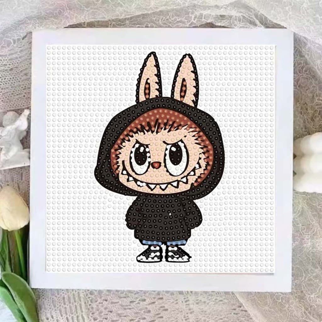 รูปวาดเพชร DIY ครอสติสคริสตัลพร้อมกรอบรูป ภาพจิตกรรม/ภาพวาดเพชร/ภาพปักเพชร ภาพครอสติสคริสตัล ของขวัญวันเกิดทำมือ รูปที่ 9
