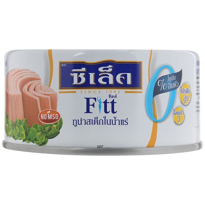 ซีเล็คฟิตต์ทูน่าสเต็กในน้ำแร่ 165กรัม Sealect Fitt Tuna Steak in Spring Water 165g. รูปที่ 2