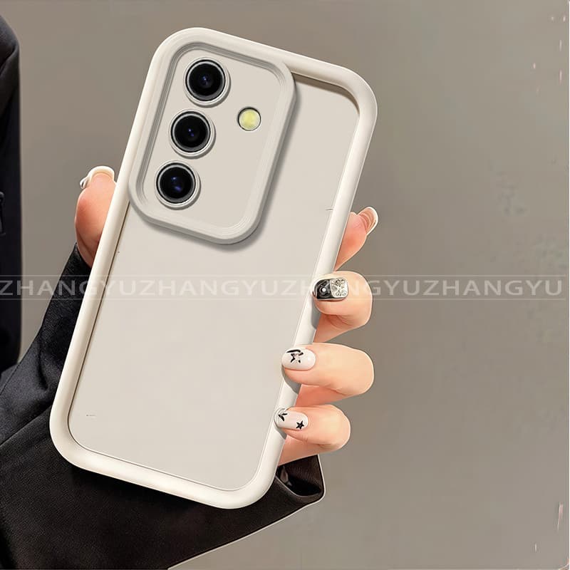เหมาะสําหรับ Samsung A14 A17 A24 A34 A54 4G 5G เคสโทรศัพท์ใหม่น่ารักหมีกระจกขาตั้ง lprotective พร้อมความงามปกอ่อน JT07 รูปที่ 7