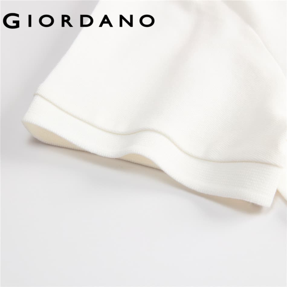 GIORDANO เสื้อโปโลผู้หญิง Women's Pique Polo Shirt 05315507 รูปที่ 8