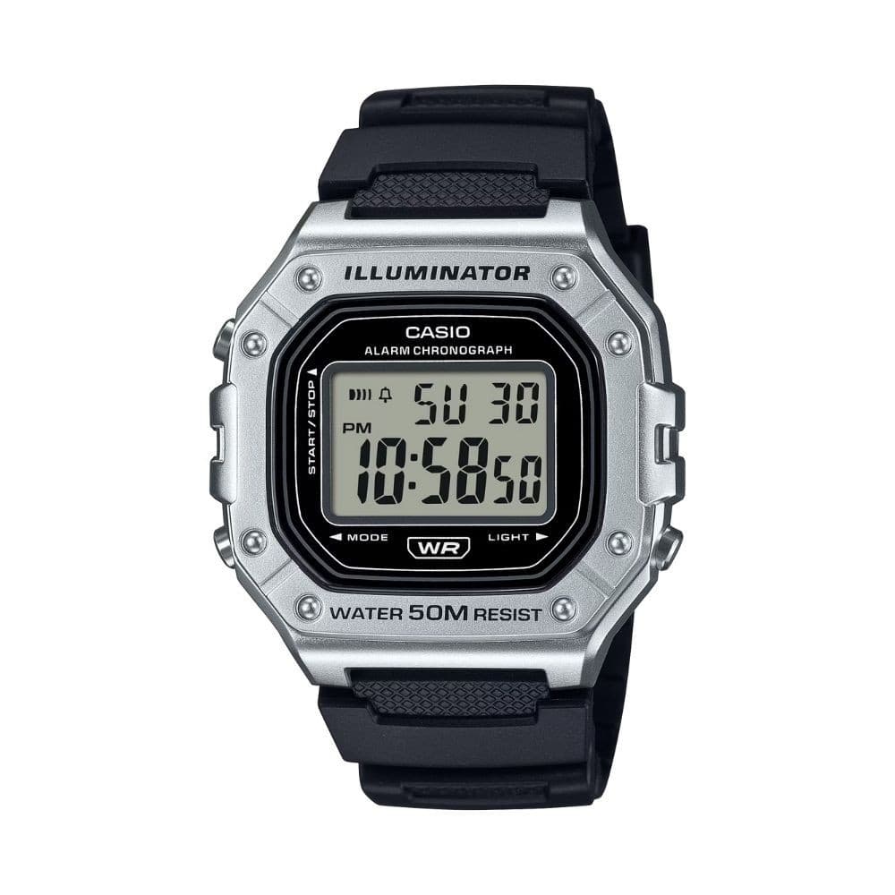 CASIO นาฬิกาข้อมือ CASIO รุ่น W-218HM-7AVDF สายเรซิน สีดำ รูปที่ 2