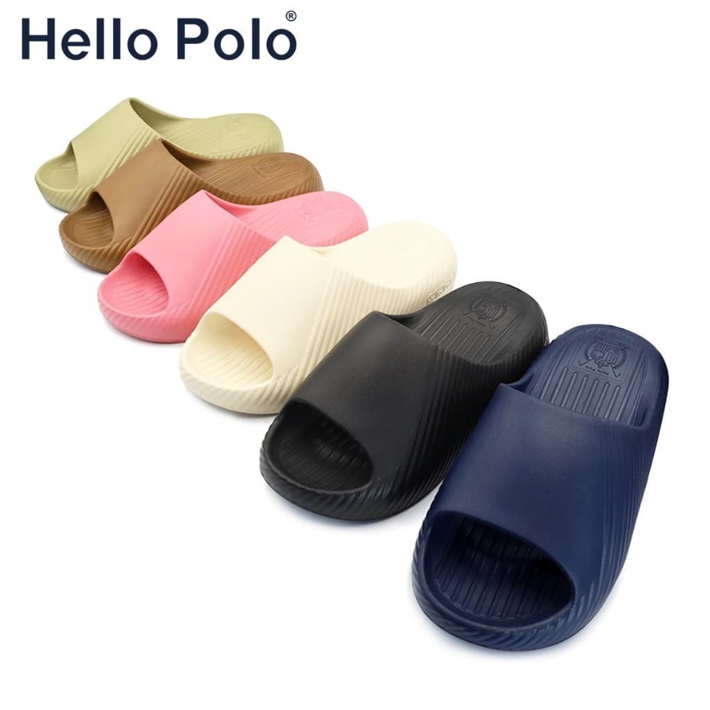 Hello Polo รุ่น HP8014 แฟชั่นผู้หญิง และผู้ชาย รองเท้าแตะ รองเท้าแตะผู้ชายผู้หญิง กันลื่น แฟชั่น นุ่ม EVA Size 36-45 รูปที่ 2