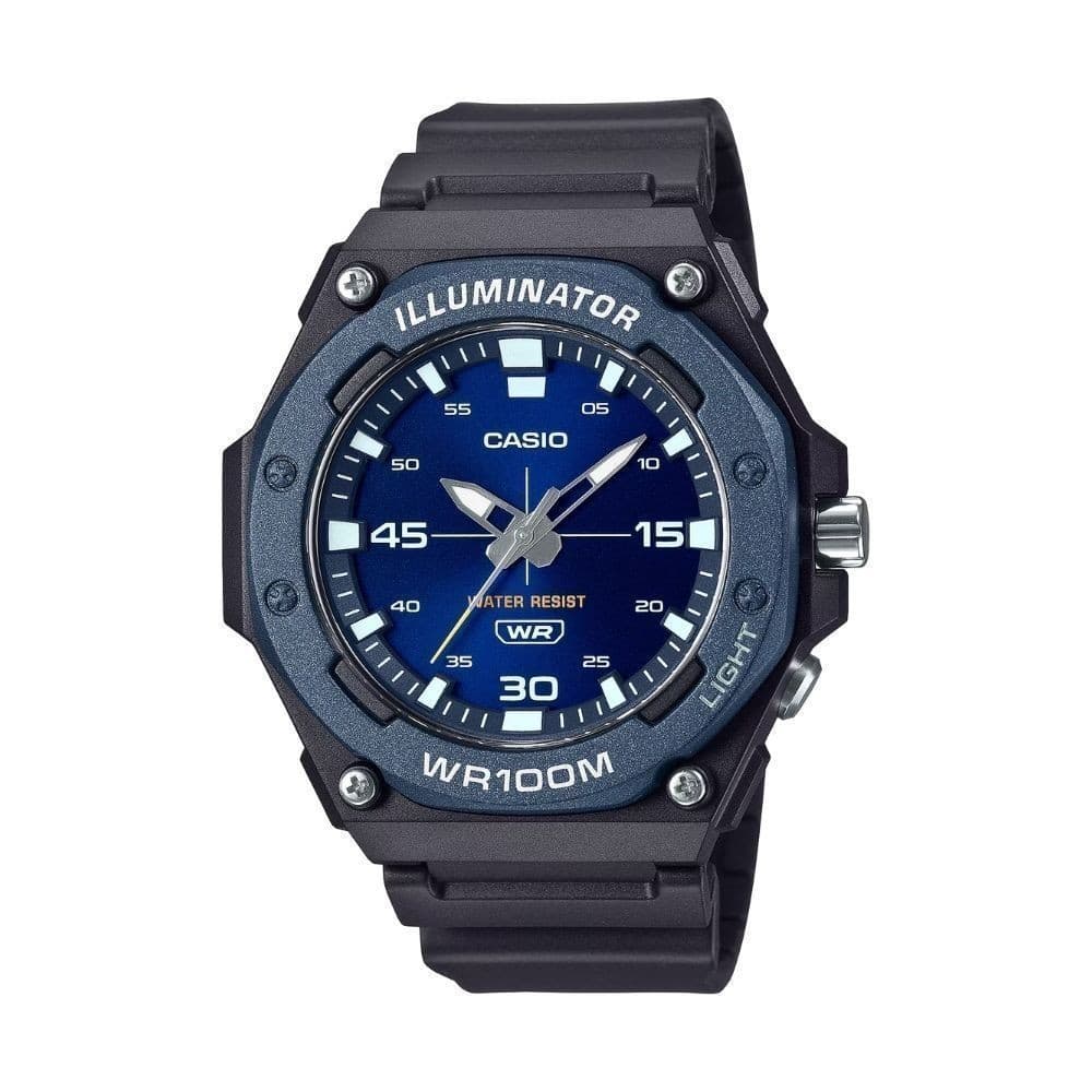 CASIO นาฬิกาข้อมือผู้ชาย CASIO รุ่น MW-620H-2AVDF สายเรซิ่น สีดำ รูปที่ 2
