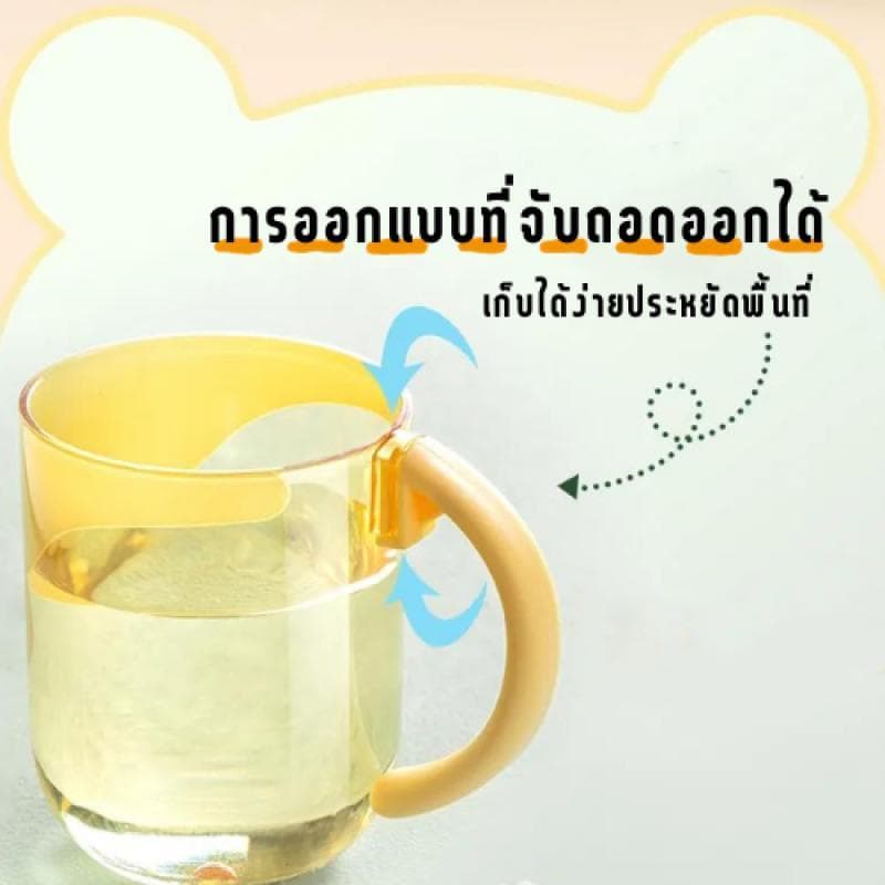 ที่เก็บแปรงสีฟันสำหรับ เดินทางแบบพกพา แก้วบ้วนปากยาสีฟันสำหรับเด็ก รูปที่ 6
