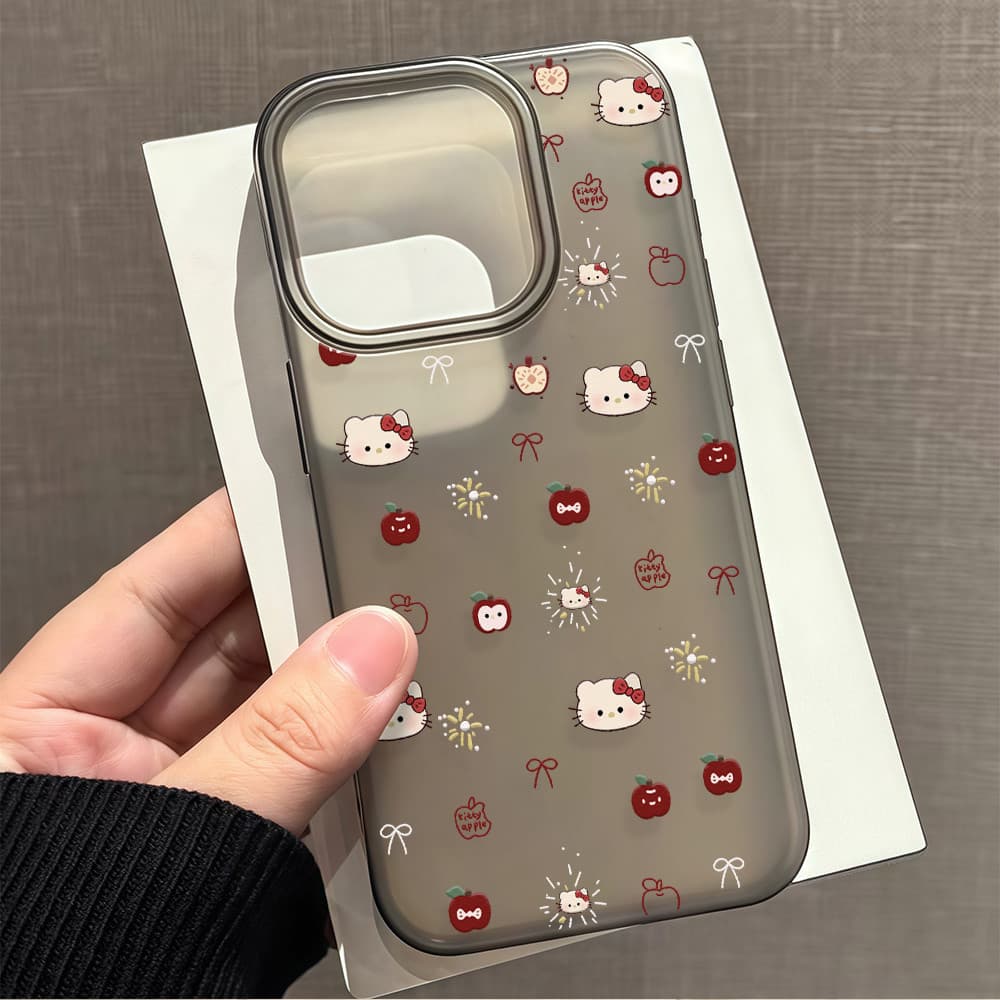จัดส่งในพื้นที่ เคสมีน้ำค้างแข็งTPU รู้สึกดี มีสีสัน For IPhone16 15 14 13 11 7 8 plus Pro Promax X XR XSMAX DKMS216 รูปที่ 8