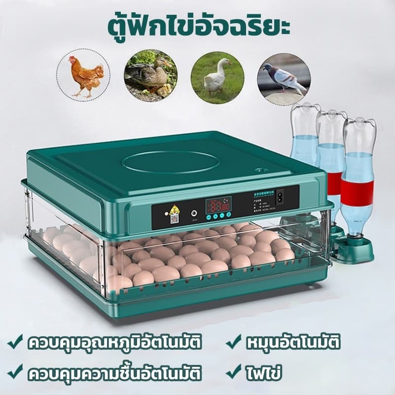 PPD ตู้ฟักไข่อัตโนมัติ 48/64/392 ฟอง เครื่องฟักไข่ ตู้ฝักไข่ไก่ เครื่องฟักไข่อัตโนมัติ ตู้ฟักไข่ ตู้ควบคุมอุณหภูม รูปที่ 3