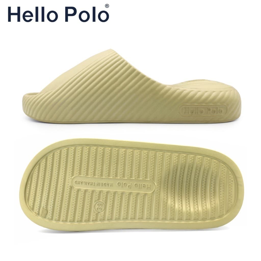 Hello Polo รุ่น HP8014 แฟชั่นผู้หญิง และผู้ชาย รองเท้าแตะ รองเท้าแตะผู้ชายผู้หญิง กันลื่น แฟชั่น นุ่ม EVA Size 36-45 รูปที่ 5