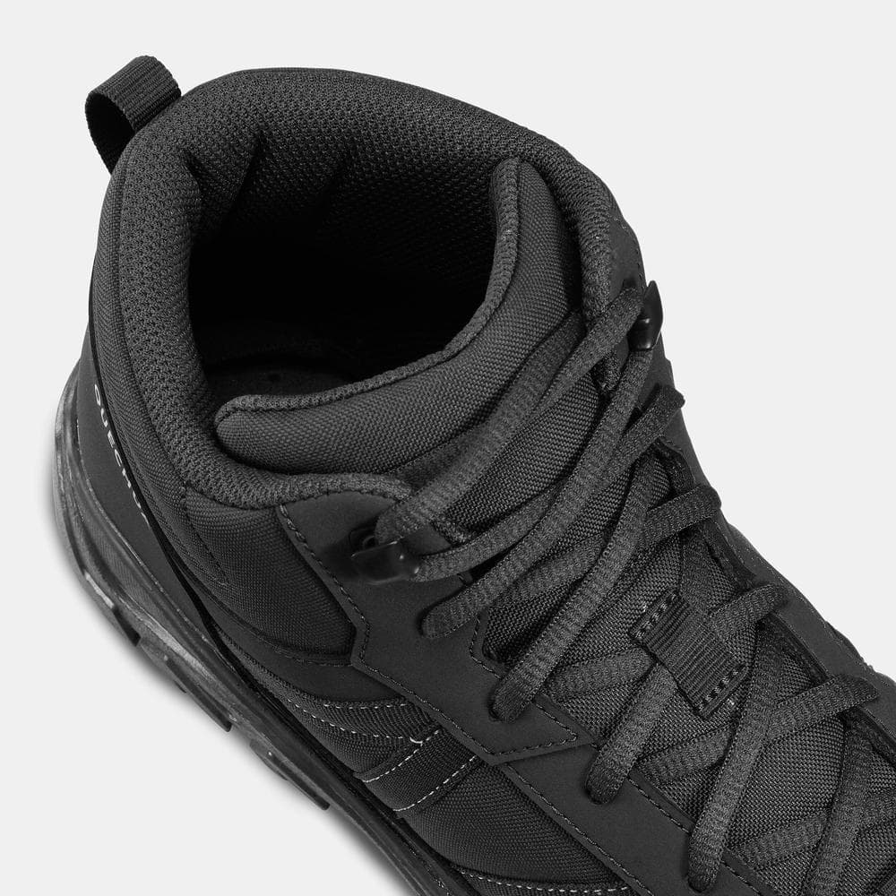 Decathlon Men’S Hiking Boots รองเท้าหุ้มข้อเดินป่าสำหรับผู้ชายรุ่น Nh100 - Black รูปที่ 6