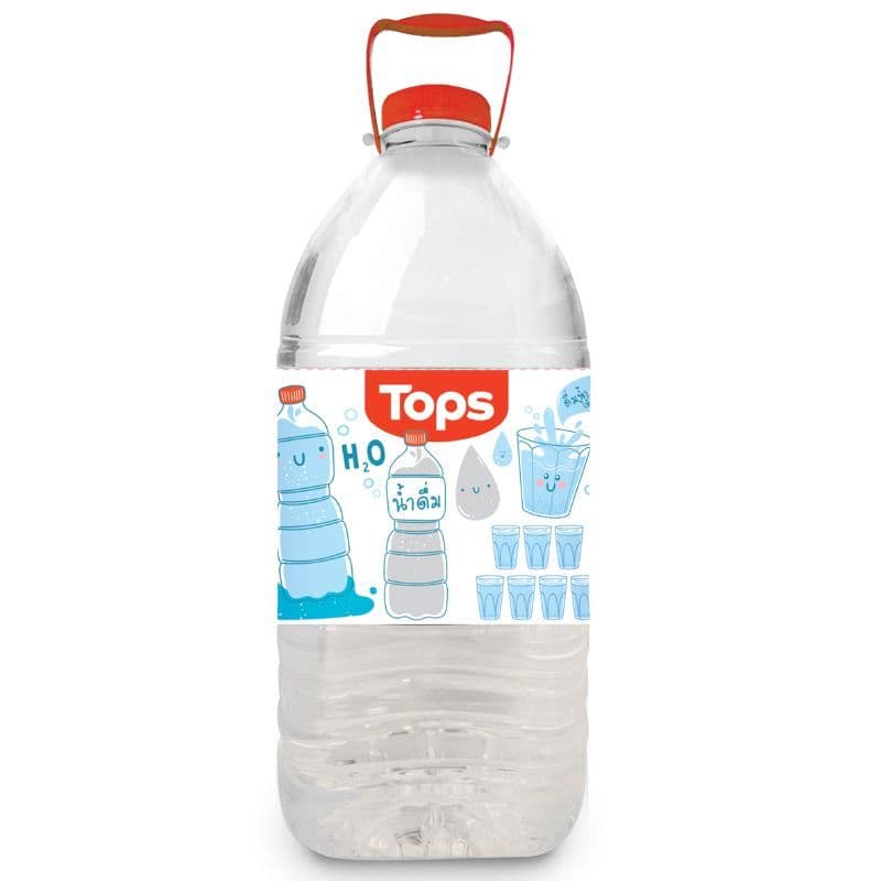 ท็อปส์น้ำดื่ม 6000มล. Tops Drinking Water 6000ml. รูปที่ 2