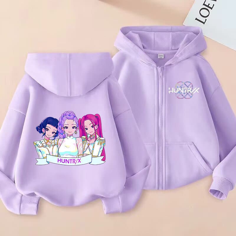 เสื้อแจ็คเก็ตมีฮู้ดสำหรับเด็กผู้หญิง ลายโมدان สไตล์ใหม่ สวมใส่ง่ายในฤดูใบไม้ผลิและฤดูใบไม้ร่วง อายุ 2-14 ปี รูปที่ 5