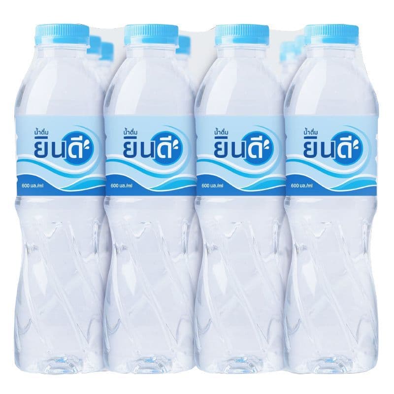 ยินดีน้ำดื่ม 600มล. แพค12 Yindee Drinking Water 600ml. Pack12 รูปที่ 3