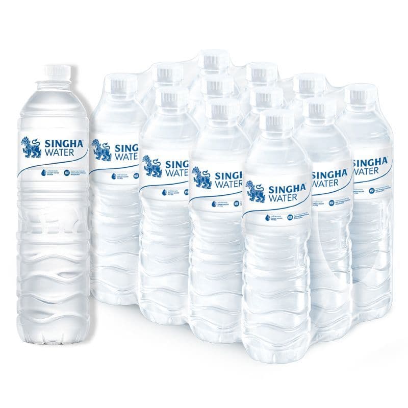 สิงห์น้ำดื่ม 600มล. แพค 12 Singha Drinking Water 600ml. Pack 12 รูปที่ 1