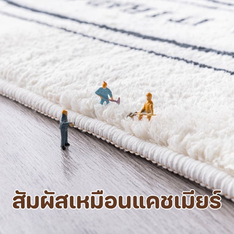COD พรมประตู 40×60 ซม วัสดุแคชเมียร์เลียนแบบ รูปแบบแมว กันลื่น นุ่มและสบาย พรมปูพื้นห้องน้ำ การดูดซับน้ำ รูปที่ 7