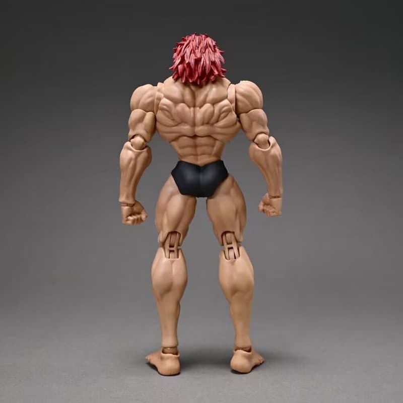 18 ซม.Baki Devil Muscle Fight ของเล่น Hanma Yujiro Action Figure SHF St Grappler Serie เสื้อผ้าจริงตัวเลขการกระทํารุ่นของเล่น Joint Movable Doll รูปที่ 7